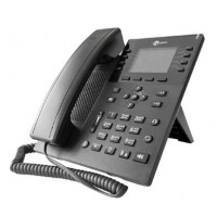 IP телефон QTECH QIPP-401PG, 12 SIP линий, HD-звук, цветной дисплей 320x240, 10/100/1000 порты, PoE