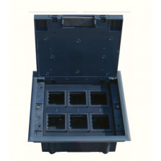 Люк на 6 постов (45х45),металл/ пластик, с пластиковой коробкой, IP40