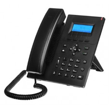 IP телефон QTECH QIPP-100, 2 SIP линий, графический экран 128x48 с подсветкой, 10/100 порты