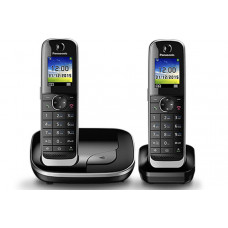 Радиотелефон DECT Panasonic KX-TGJ312RU, 2 трубки, черный