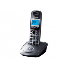 Радиотелефон DECT Panasonic KX-TG2511RU, темно-серый металлик