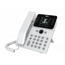 IP телефон Fanvil V62G белый, 12 SIP линий, 21 DSS клавиша, цветной экран 2,8 дюйма, 1Гбит порты, HD-звук, PoE, с БП