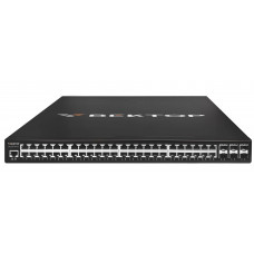 Управляемый коммутатор уровня 3, 48 портов 10/100/1000BaseT RJ45, 6 портов 1/10GE SFP+