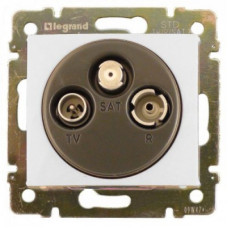 Розетка TV-FM-SAT 10dB окон БЕЛ VLN